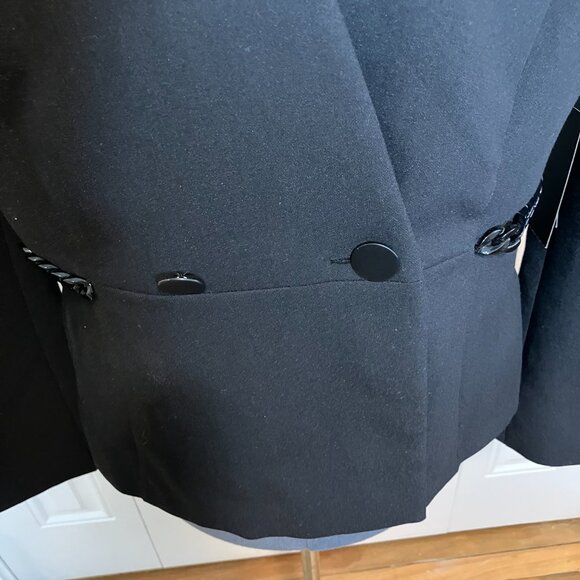 Explosion NWT Black Blazer with Chain Detail Size 42 - Picture 8 of 10